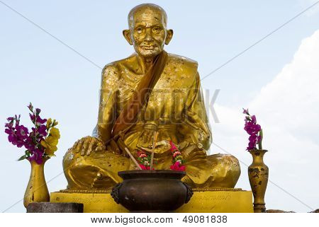 Mødet Pastor Statue.