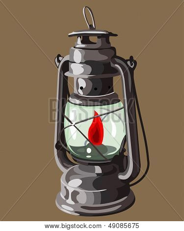 kerosene lamp