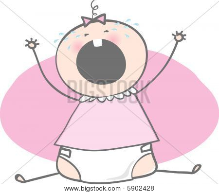 Girl.eps choro de bebê