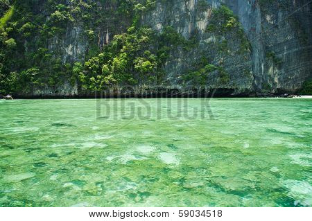 Beautiful Blue Sea From South Thailand, Asia
