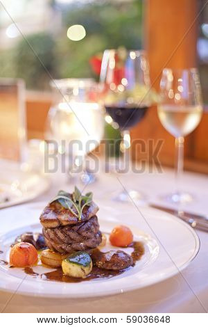 Hamberger Beef Steak With Black Pepper