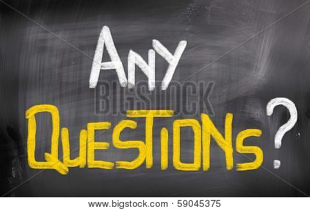 Any Questions Concept