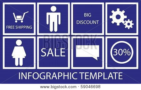 abstract vector infographic background
