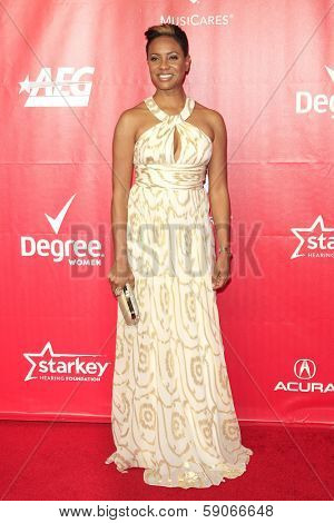 LOS ANGELES - JAN 24: MC Lyte at the 2014 MusiCares Person Of The Year event at the Convention Center on January 24, 2014 in Los Angeles, CA
