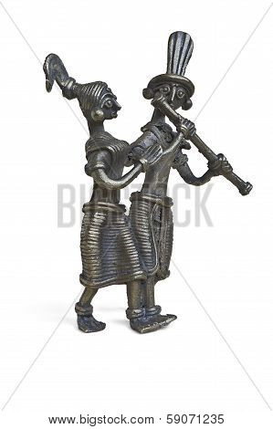 Indian gods Krishna and Radha