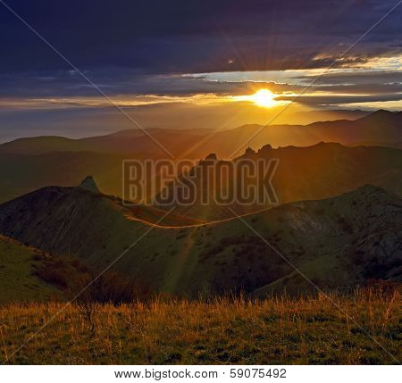 Traveling On The Crimean Mountains