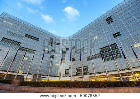 European comission building in Brussels, Belgium