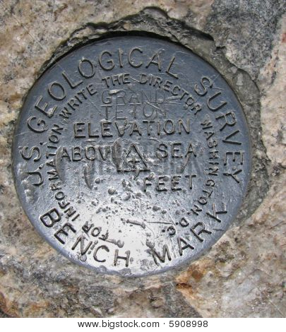 Grand Teton bänk Mark