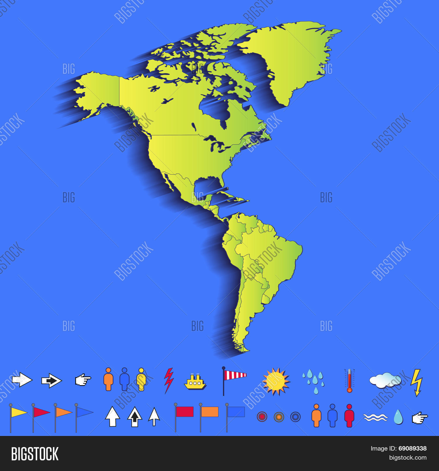America Map Image & Photo (Free Trial) | Bigstock
