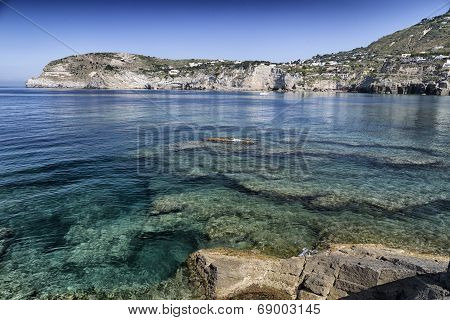 View Of Santangelo In Ischia Island