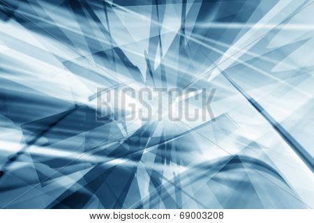 Blue Futuristic Background