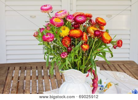 Bouquet of Everlasting flowers