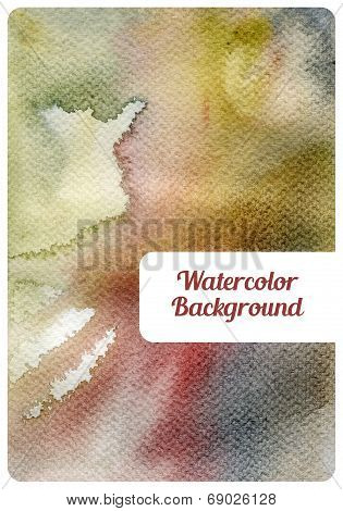 Colorful watercolor background paper texture