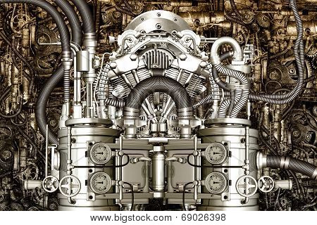 Two-cylinder Engine