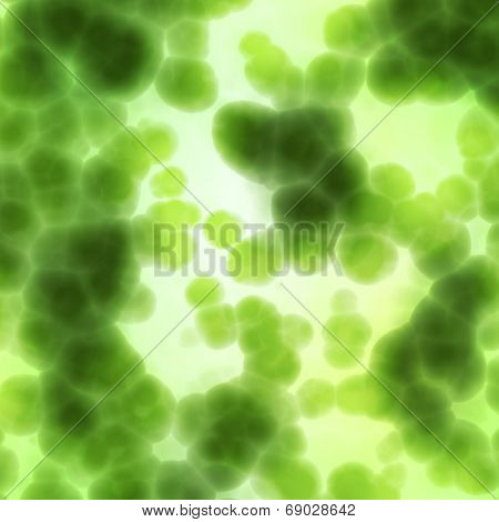 Bacteria cells close up medical background