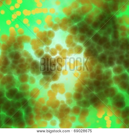 Bacteria cells close up medical background