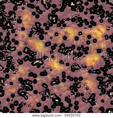 Bacteria cells close up - seamless medical background