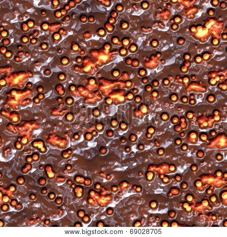 Bacteria cells close up - seamless medical background