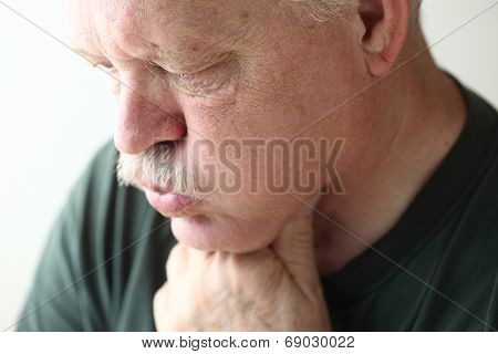 Senior Man With Reflux