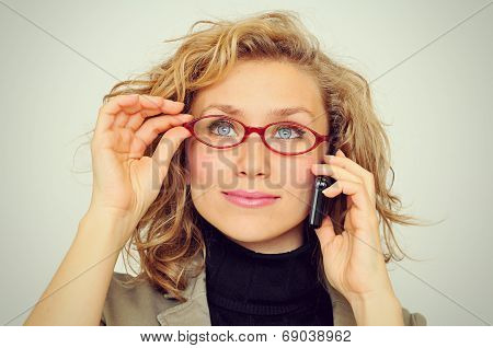 Businesswoman On The Phone