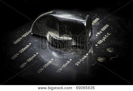 Knob From A Vintage Analog Electric Meter