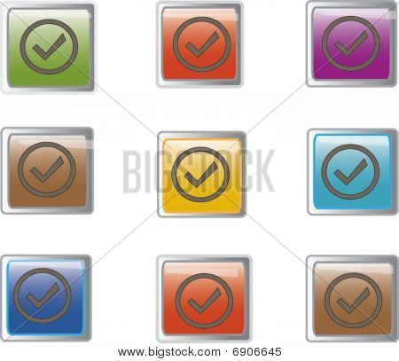 Vector Web knapper