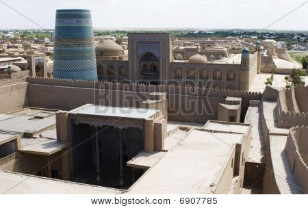 มินาเร็ทที่ใหญ่ที่สุดของเมือง Khiva