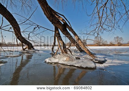 frozen lake