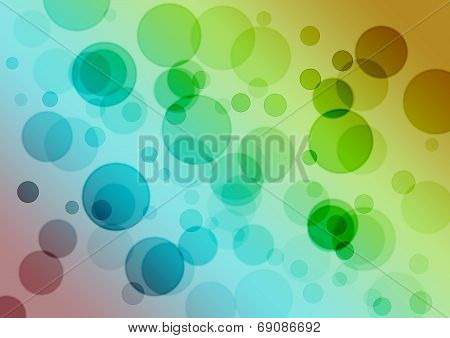 background with colorful bubbles