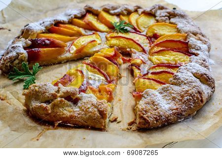 Rustic Peach Pie