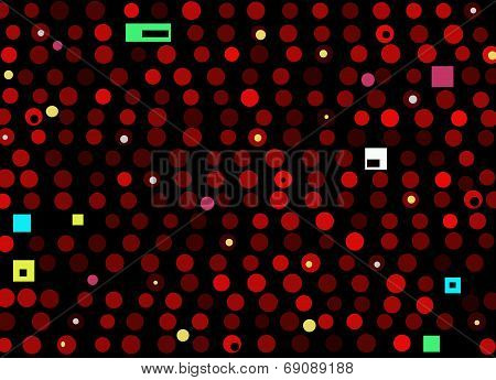 red spots background