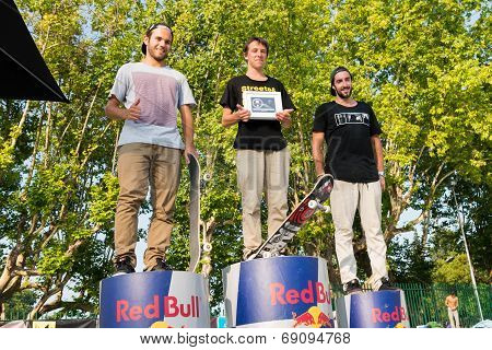 Pro Podium At The 2Nd Stage Dc Skate Challenge By Fuel Tv