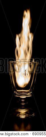 Fire Wine Glass