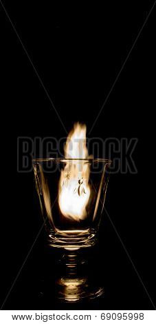 Fire Wine Glass