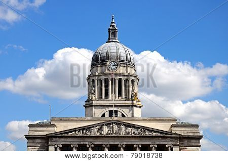 Nottingham city hall.