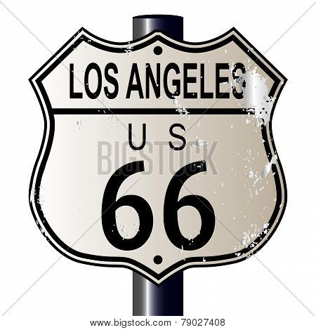 Los Angeles Route 66 Sign