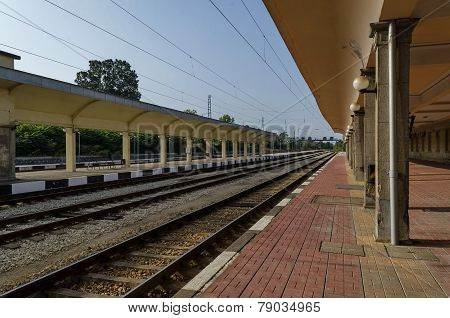 Renovating old station of railway,  Ruse, Bulgaria