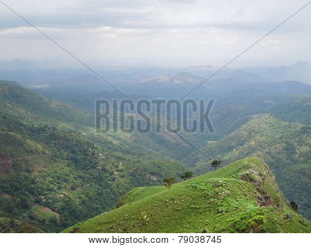 Mountain Scenery In Sri Lanka
