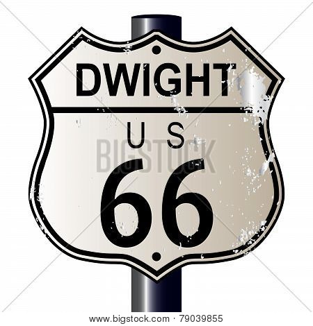 Dwight Route 66 Sign