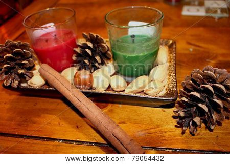 Festive Christmas Table Centerpiece Decor
