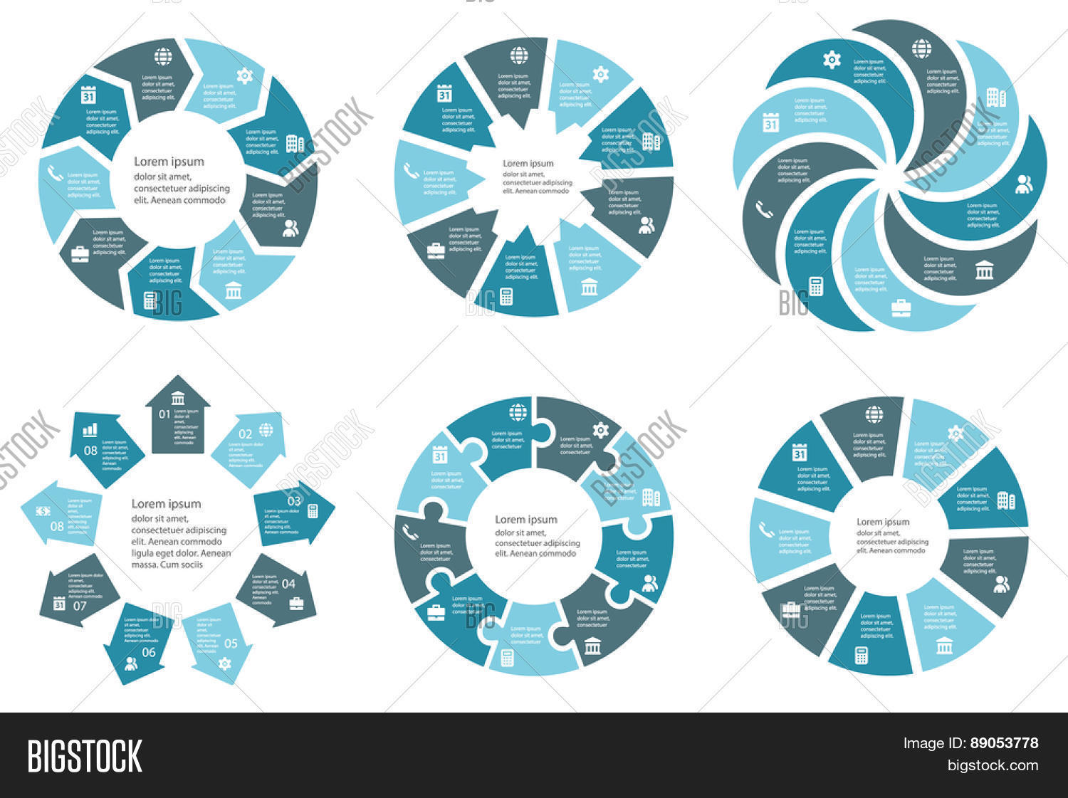 Set Elements Vector & Photo (Free Trial) | Bigstock