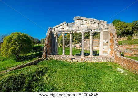 Temple ruins in Ancient Apollonia