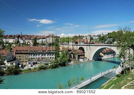 Townscape Of Berne, Switzerland.