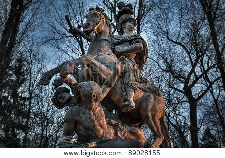 Monument To The Warsaw Polish King Jan Iii Sobieski