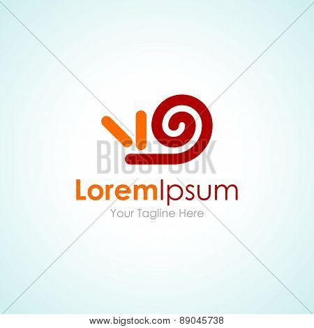Snail reinvented modern look simple business icon logo