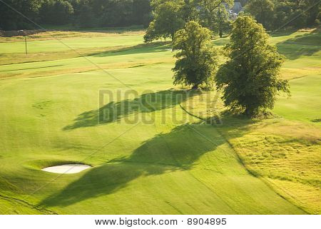Fairway Golf en verano desde arriba