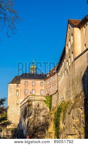 View Of The Castle Of Montbeliard - France