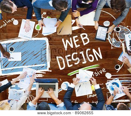 Web Design Web Development Responsive Branding Concept