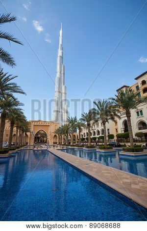 View of Burj Khalifa the tallest building in world