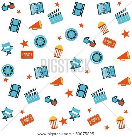 cinema design overwhite  background vector illustration